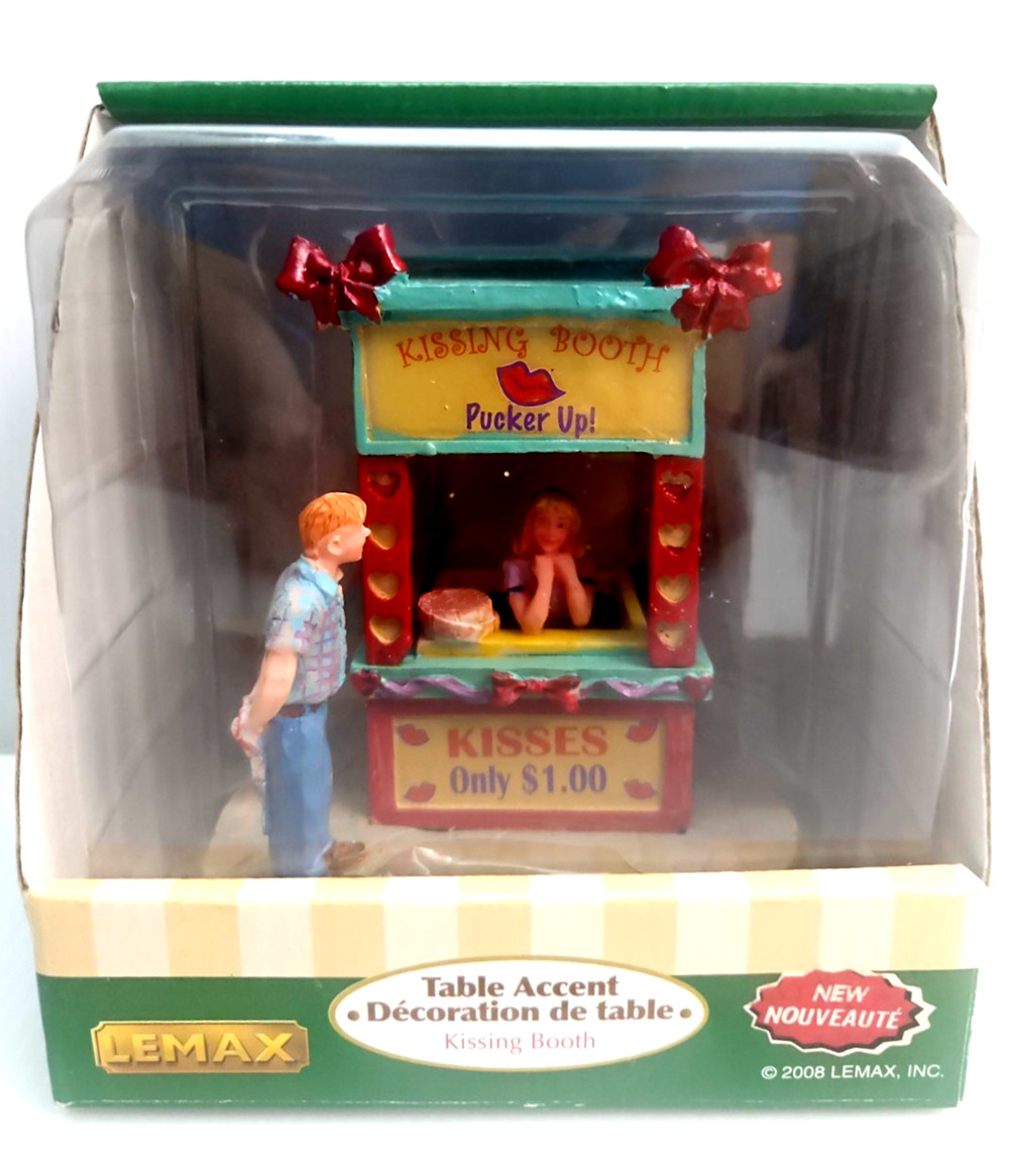Lemax Village Carnival Collection Kissing Booth #83692 - RETIRED - NEW IN BOX